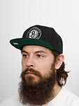 Бейсболка MITCHELL NESS арт. HHSS6047-BNEYYPPPBLCK Brooklyn Nets NBA (черный)